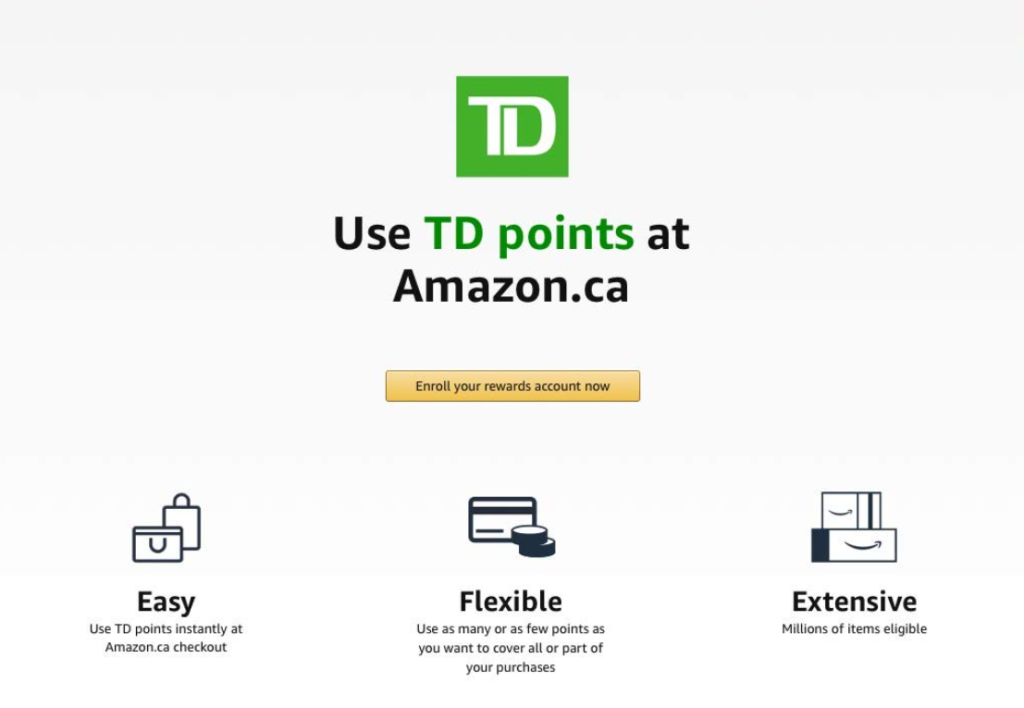 TD joins Amazon’s Shop with Points Program Money Bloggess